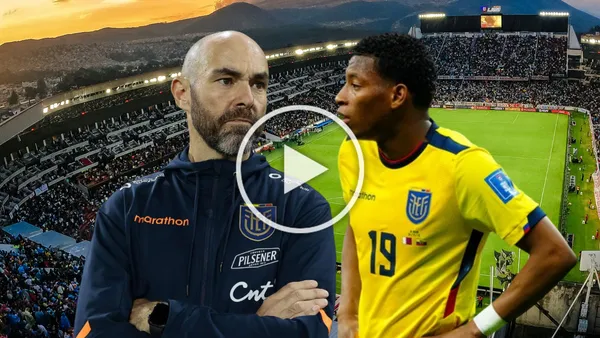 Felix Sánchez enojado y Gonzalo Plata preocupado. Foto tomada de: La Tri