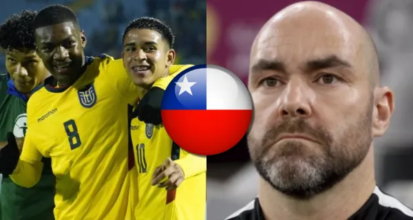 Félix Sánchez estuvo presenten en el partido entre la Selección Ecuatoriana contra Chile en el Atahualpa