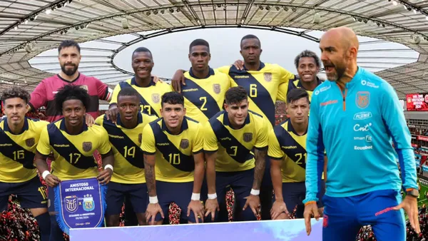 Félix Sánchez gritando, 11 de la Selección de Ecuador. Foto tomada de: Radio La Red