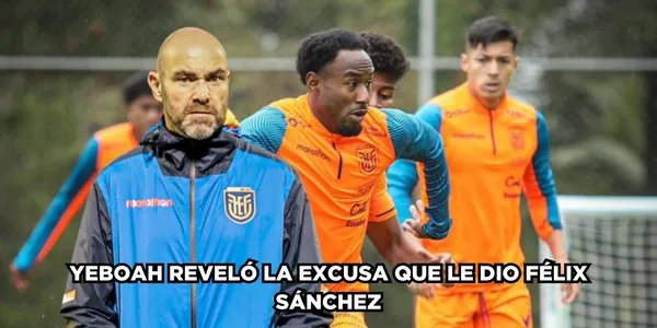 Félix Sánchez habló con John Yeboah y le dio una excusa