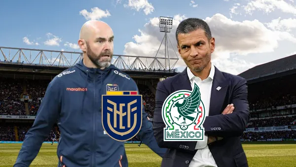 Félix Sánchez, Jaime Lozano. Foto tomada de: Marca/La Tri/Pes Logos