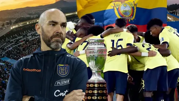 Félix Sánchez, jugadores de la Selección Ecuador. Foto tomada de: La Tri