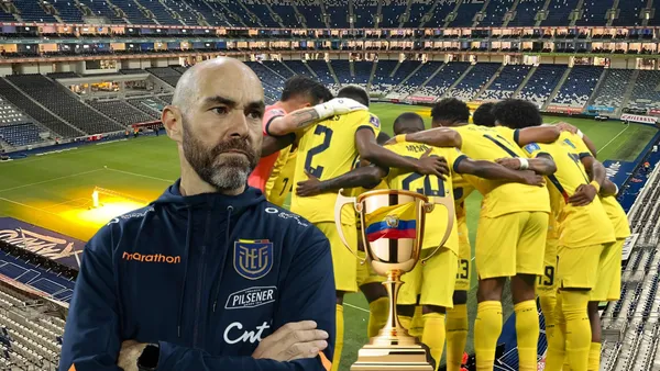 Félix Sánchez serio, Selección Ecuador. Foto tomada de: Primicias/La Tri