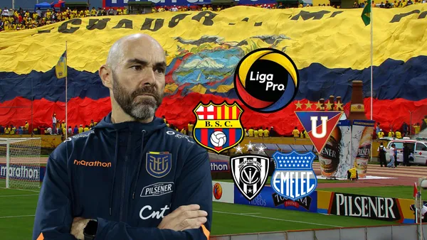 Félix Sánchez, y equipos de la Serie A de la Liga Pro