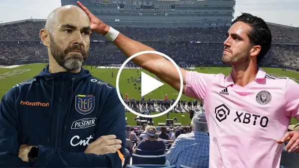 Félix Sánchez y Leonardo Campana (Foto tomada de: Wikipeida/Inter Miami/CNN)