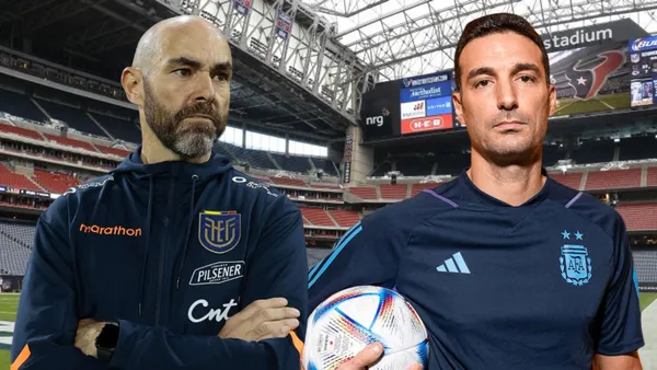 Félix Sánchez y Lionel Scaloni (Foto tomada de: Comcast/Planeta Urbano/CNN)