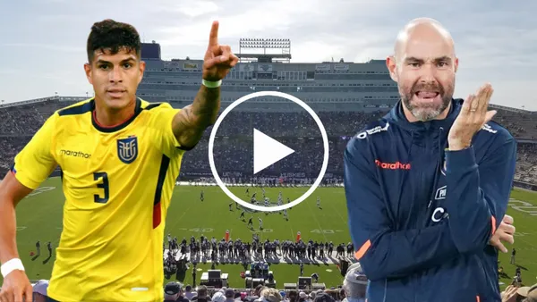 Félix Sánchez y Piero Hincapié (Foto tomada de: Wikipedia/Transfermarkt/El Canal del Fútbol)