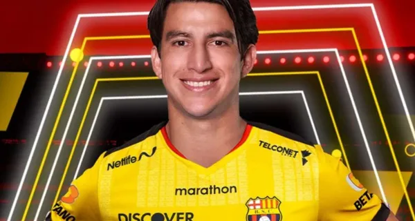 Fernando Gaibor jugó su primer partido con la camiseta de Barcelona SC