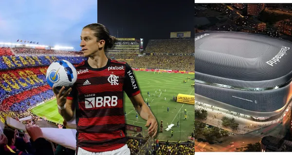 Filipe Luis jugó la final de la Copa Libertadores en el estadio de Barcelona SC y esto dijo