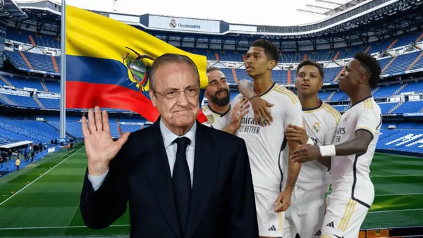 Florentino Pérez truncó la llegada de un ecuatoriano al Real Madrid