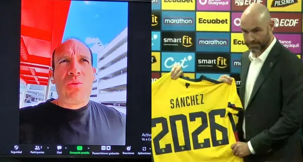Francisco Egas no estuvo presente en la bienvenida a Félix Sánchez y mira lo que prefirió hacer, por lo que apareció haciendo videollamada