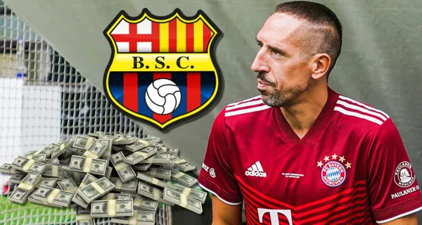 Franck Ribéry es una de las grandes figuras en el fútbol mundial y aseguran que Barcelona SC lo quiere por una temporada en sus filas, no solo para la Noche Amarilla