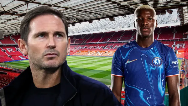 Frank Lampard y Moisés Caicedo (Foto tomada de: Illustred/Chelsea/Goal)