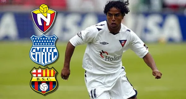 Franklin Salas entró en la historia grande de Liga de Quito pero quiso jugar en otro equipo, sin embargo no lo escogieron y ahora se arrepienten