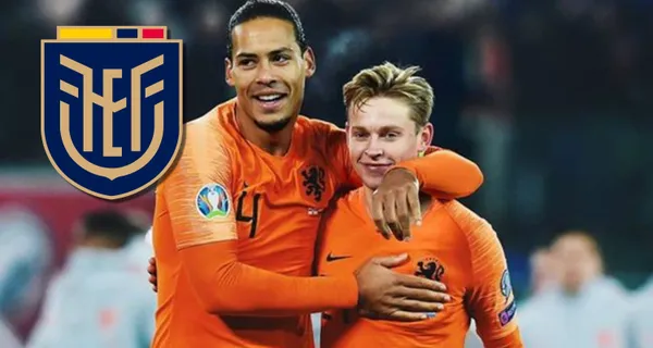 Frenkie De Jong se enfrentó a la Selección Ecuatoriana y al final del partido felicitó a uno de los jugadores de Alfaro