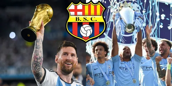 Fue campeón con el City y demostró su amor por Barcelona SC