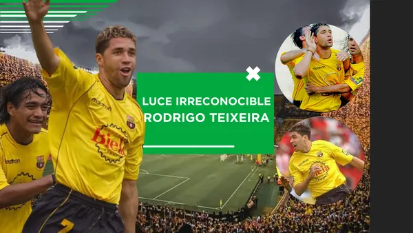 Fue un goleador letal en Barcelona SC y así luce hoy Rodrigo Texeira