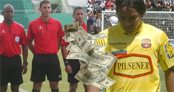 Fuertes acusaciones en contra de Barcelona SC que pagó a un referí, con el objetivo que les favoresca y salvar la categoría