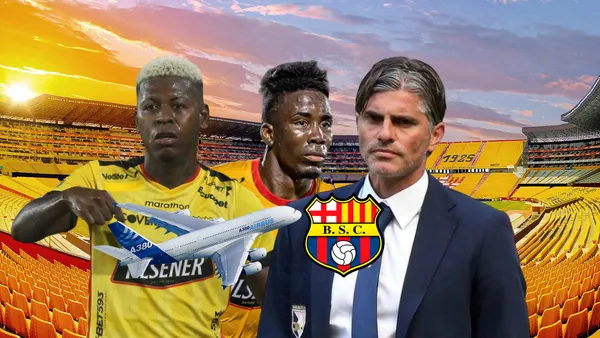 Gabriel Cortez, Adonis Preciado y el entrenador Diego López descontento