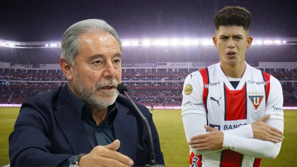 Gabriel Villamíl e Isaac Álvarez (Foto tomada de: Liga de Quito/Transfermarkt)