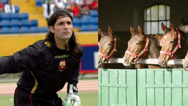 Gastón Sessa se gana la vida cuidando caballos luego de ser un portero polémico
