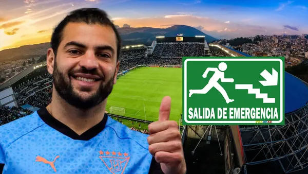 Gian Franco Allala (Foto tomada de: Liga de Quito/Extintor)