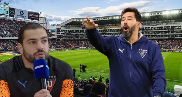 Gian Franco Allala y Vitamina Sánchez / Foto de: El Futbolero Ecuador