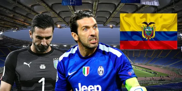 Gianluigi Buffón anunció su retiro del fútbol, pero no puede ver ni en pintura a un ecuatoriano