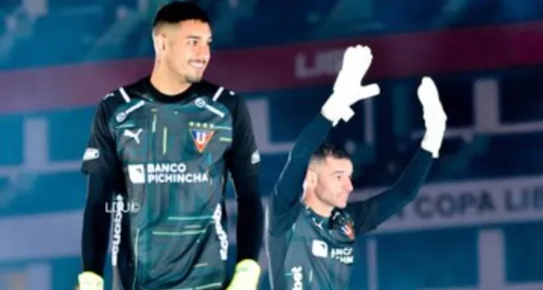 Gonzalo Falcón ha sido una muralla en Liga de Quito y ante Delfín SC volvió a salvar los muebles