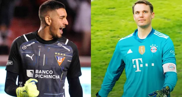 Gonzalo Falcón se ha mostrado como un arquero seguro en Liga de Quito y está haciendo olvidar a Adrián Gabbarini