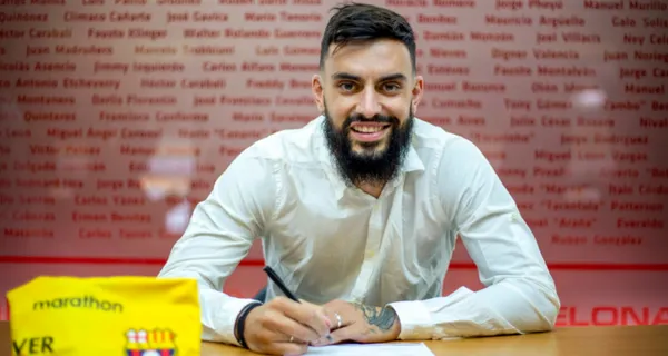 Gonzalo Mastriani anotó el tanto del triunfo para Barcelona SC contra Fluminense. La directiva debe comprar su pase antes que otro club se le adelante. Pueden pagar con el premio de la fase