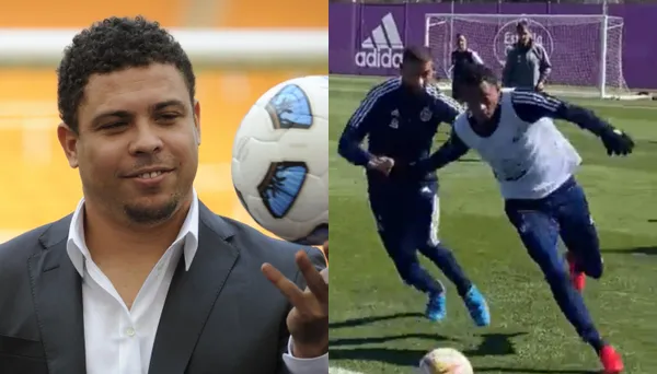 Gonzalo Plata demostró la razón por la que es titular en el Real Valladolid, no deja nada en los entrenamientos