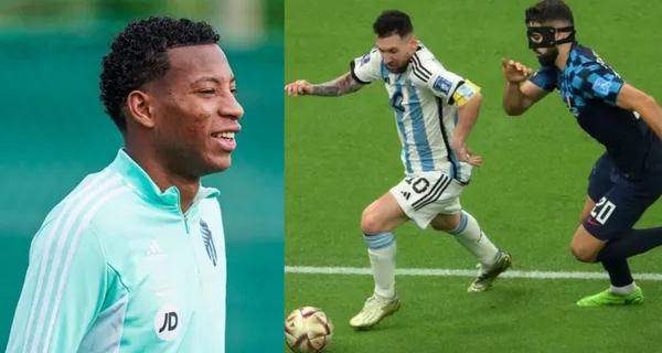 Gonzalo Plata demostró su talento con el balón como Lionel Messi, que tiene la magia en sus botines