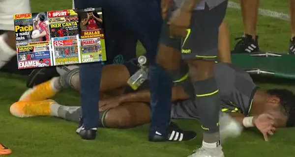 Gonzalo Plata dio un susto en la Selección Ecuatoriana luego que saliera lesionado y en España también estuvieron pendientes