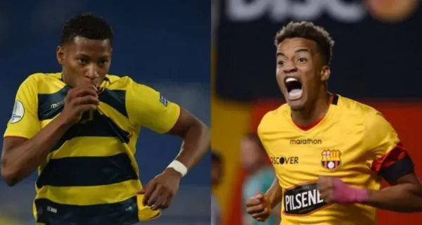 Gonzalo Plata estuvo pendiente de Byron Castillo que celebró en camerinos por ganar la etapa con Barcelona SC