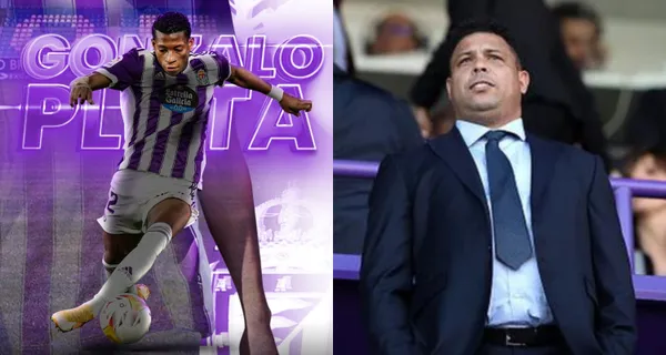 Gonzalo Plata estuvo a punto de anotar su primer tanto con el Real Valladolid, en contejo contra Ponferradina de Kike Saverio. Ronaldo no lo podía creer porque el ecuatoriano estaba solo frente al portero