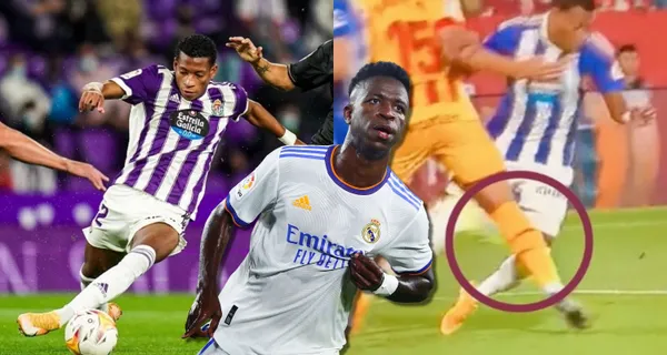 Gonzalo Plata fue derribado en el área, sin embargo no pitaron penal y la prensa pucelana no se calló