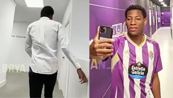 Gonzalo Plata fue fichado de manera oficial por el Real Valladolid, pero hubo un video que nadie vio