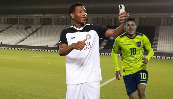 Gonzalo Plata jugando en Catar con la camiseta del Al - Sadd. FOTO: Primicias