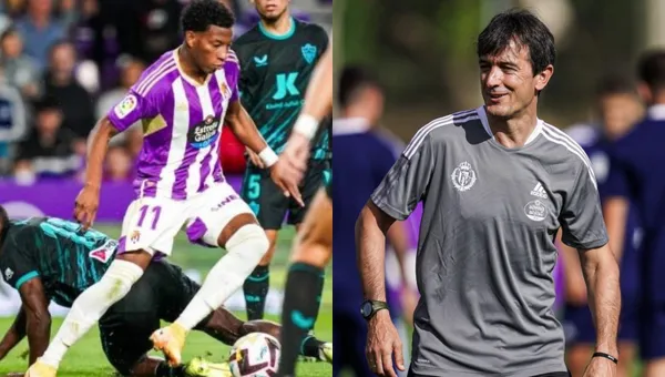 Gonzalo Plata jugó un nuevo partido con el Real Valladolid, pero no gustó la posición en la que jugó