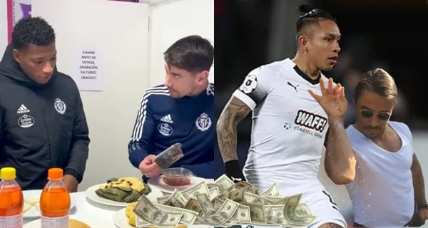 Gonzalo Plata mostró a sus compañeros en el Real Valladolid lo que tradicionalmente se come, dista mucho de lo que se sirvió Cristian Ramírez en Europa