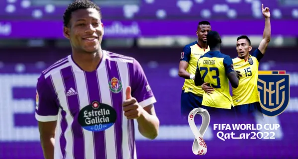 Gonzalo Plata que clasificó al Mundial con Ecuador se dio un tiempo para agradecer a Pucela y esto dijo