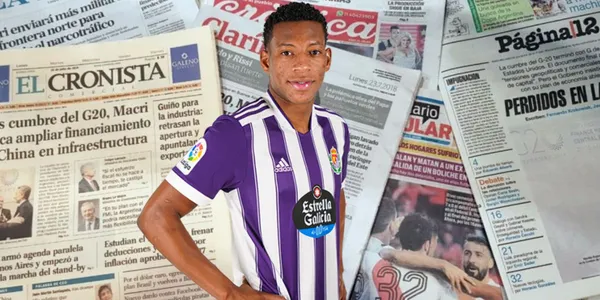 Gonzalo Plata regresó a las canchas pisando fuerte y la prensa argentina así lo reconoce