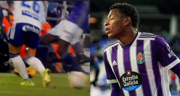 Gonzalo Plata se fue del campo por expulsión en Real Valladolid, presidente del club. El ecuatoriano se pasó en sus revoluciones