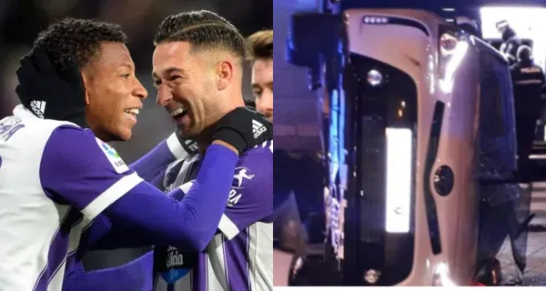 Gonzalo Plata sufrió un accidente de tránsito en horas de la madrugada en España. De acuerdo a Yahoo era un Mercedes Benz del año