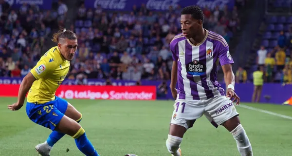 Gonzalo Plata tuvo buenas noticias aunque es el segundo partido que Real Valladolid no logra sumar de a 3