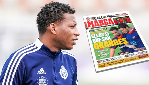 Gonzalo Plata volvió a ser titular en el Real Valladolid y la prensa española se hizo eco de la asistencia del ecuatoriano