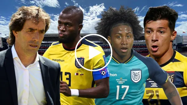 Guillermo Almada, Enner Valencia, Angelo Preciado y Alan Franco (Foto tomada de: Liga de Quito/El Universo/La Tri)