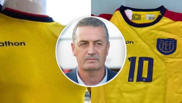 Gustavo Alfaro envió un mensaje para conocer la nueva camiseta de la Selección Ecuatoriana