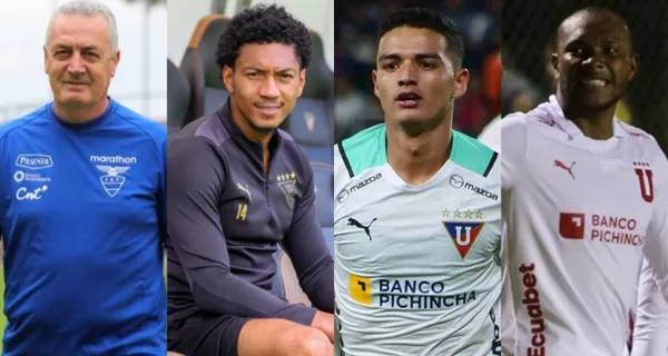 Gustavo Alfaro estuvo presente en el entrenamiento de Liga de Quito para mirar potenciales jugadores para llamarlos a la Selección Ecuatoriana